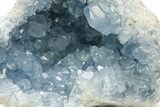Sparkling Celestine (Celestite) Geode Section - Madagascar #364093-1